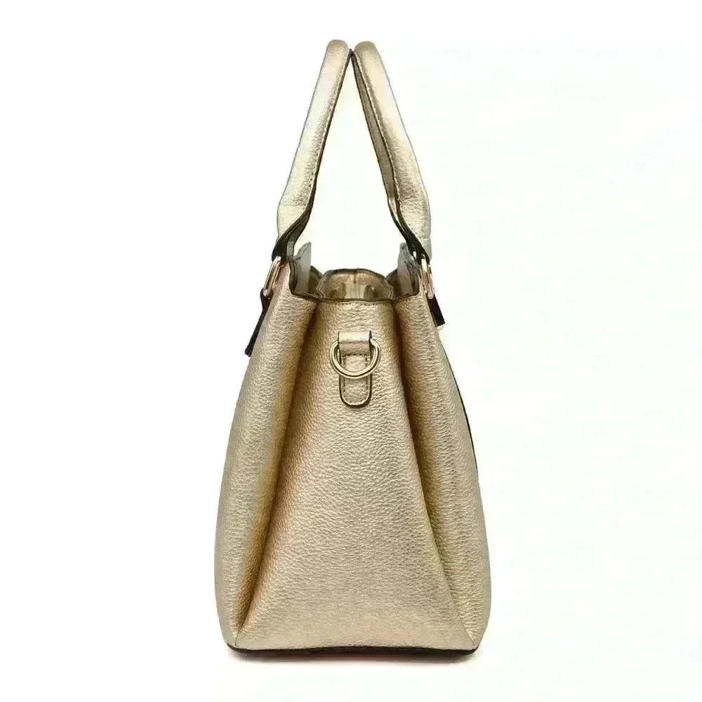 Two-Tone Dasein Floral Print Satchel NWOT